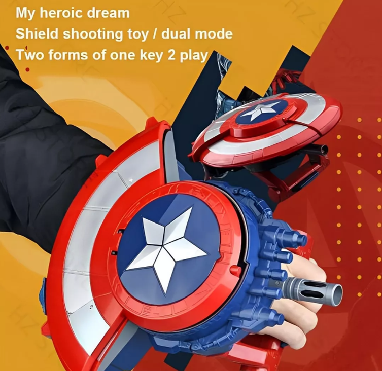 Escudo Capitán América Lanzador/Diversion Garantizada/Descuento de Navidad