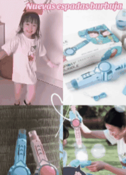 Burbujero Infantil De Espada/Diversión Garantizada/Descuento