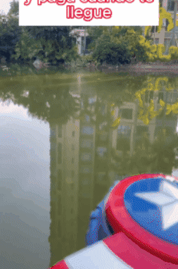 Escudo Capitán América Lanzador/Diversion Garantizada/Descuento de Navidad