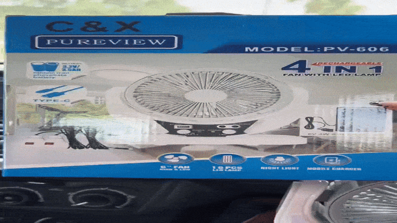 Ventilador Ecológico Gd8027/Black Friday/50% de Descuento